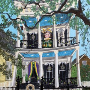 Balcony Mardi Gras Queen (Prints)