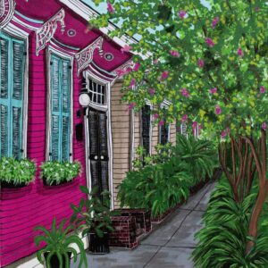 Crepe Shaded Sidewalk NOLA (Prints)
