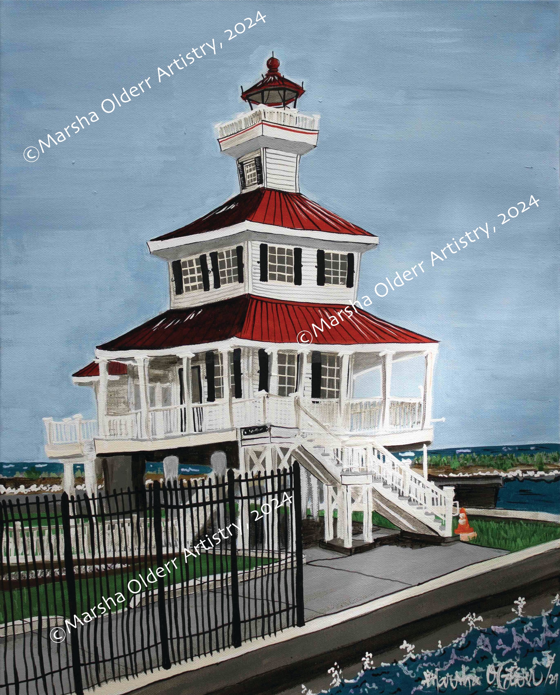New Canal Lighthouse Lake Pontchartrain (Prints)