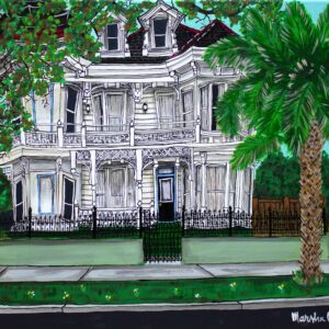 New Orleans Victorian with Palm (Prints)