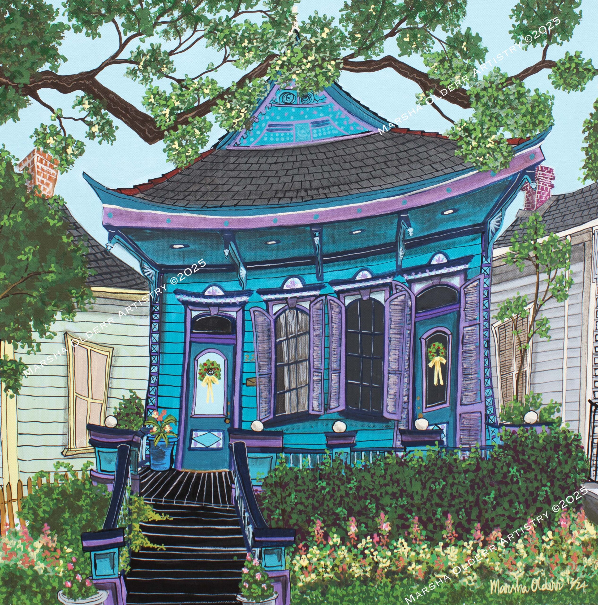 Tie a Yellow Ribbon ‘round the old Shotgun Duplex (Prints)