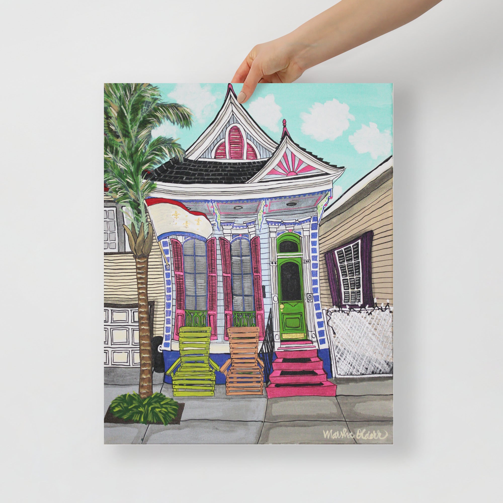 Fleur di Lis Flag Shotgun Prints - Image 2